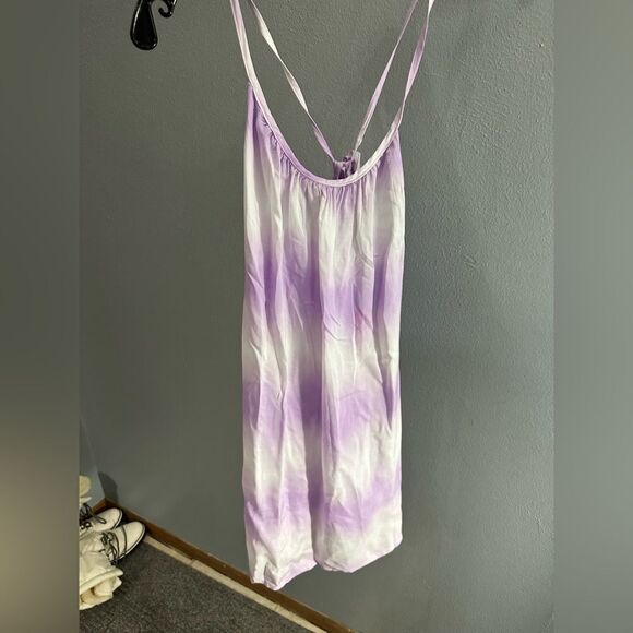 COPY - Target Xhilaration Purple Tie Dye Swim Cover Up Dress Juniors Size XL - Picture 3 of 6